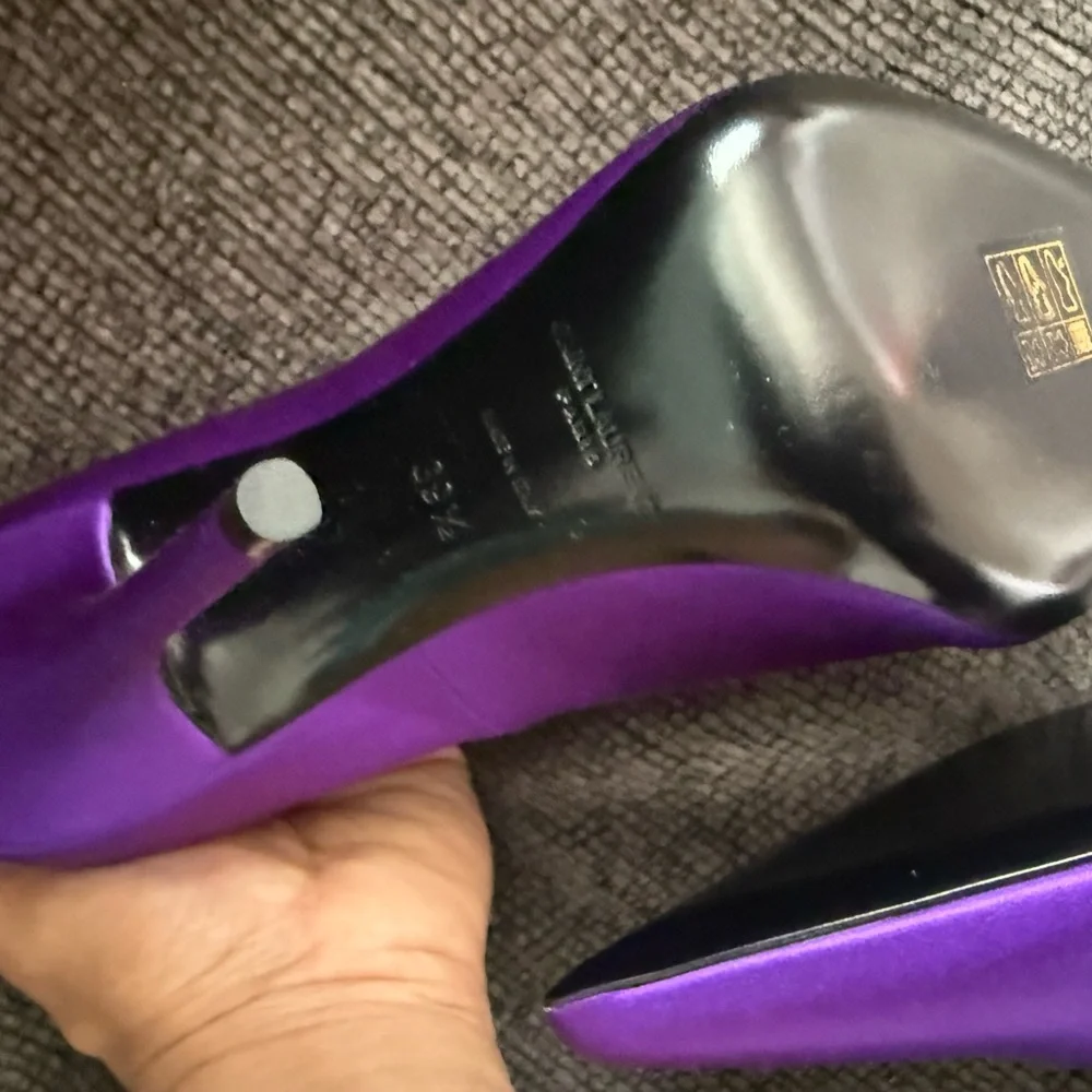 Saint Laurent Purple Women's Shoes - Picture 3 of 4